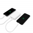 Повербанк 10000 mAh, світлодіодний індикатор білий