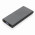 Повербанк 10000 mAh з індикатором батареї чорний