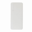 Повербанк 10000 mAh, світлодіодний індикатор білий/червоний