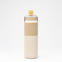 Термопляшка 1 л сталева 2в1 Kambukka Dupla Insulated світло-бежевий