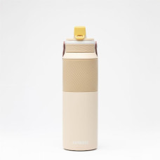 Термопляшка 1 л сталева 2в1 Kambukka Dupla Insulated світло-бежевий