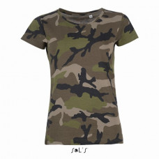 Футболка жіноча SOL'S Camo women камуфляж