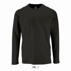 Лонгслів чоловічий SOL'S Imperial LSL men насичений чорний