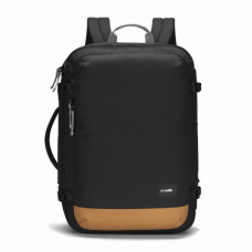 Рюкзак антизлодій антизлодій Pacsafe® GO Carry-on 34L, 7 ступенів захисту насичений чорний