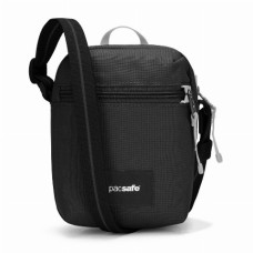 Сумка через плече антизлодій Pacsafe® GO Micro Crossbody, 4 ступені захисту насичений чорний