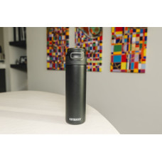 Термопляшка 600 мл сталева Kambukka Elton Insulated, вакуумна насичений чорний