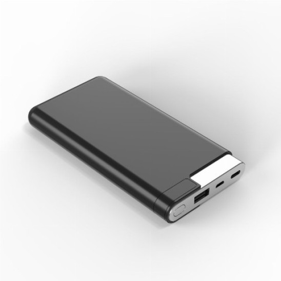 Повербанк 10000mah EnergyReserve, світлодіодний індикатор чорний