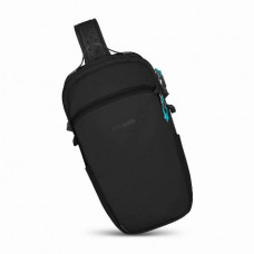 Сумка через плече антизлодій Pacsafe Eco 12L Sling Pack, 5 ступенів захисту чорний