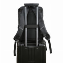 Рюкзак для ноутбука Nikibo Essential зі світловідбивачем чорний
