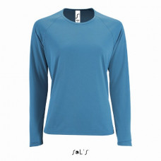 Лонгслів спортивний жіночий SOL'S Sporty LSL women морський