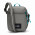 Сумка через плече антизлодій Pacsafe GO Micro Crossbody сірий/блакитний