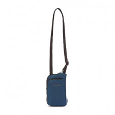 Сумка через плече антизлодій Daysafe ECONYL tech crossbody, 4 ступеня захисту синій