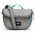 Сумка через плече антизлодій Pacsafe GO Saddle Crossbody сірий/блакитний Сумка через плече антизлодій Pacsafe GO Saddle Crossbody сірий/блакитний