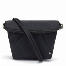 Cумка жіноча антизлодій Citysafe CX Convertible Crossbody, 6 ступенів захисту чорний еконіл