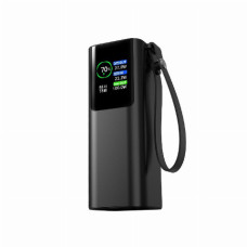 Повербанк 20000 mAh TheGeneral Ready, цифровий індикатор чорний