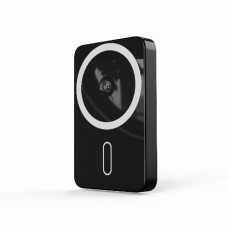 Повербанк 10000 mAh TheGeneral Alive, бездротова зарядка 15W, цифровий індикатор чорний