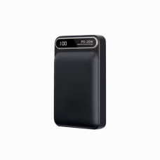 Повербанк 10000 mAh TheGeneral Ampato, бездротова зарядка 15W, цифровий індикатор чорний