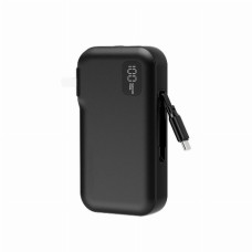 Повербанк 10000 mAh TheGeneral Zeno, цифровий індикатор чорний