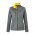 Куртка женская Softshell James Nicholson, серый меланж/желтый