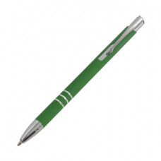 Ручка TRINA SLIM soft touch, метал зеленый